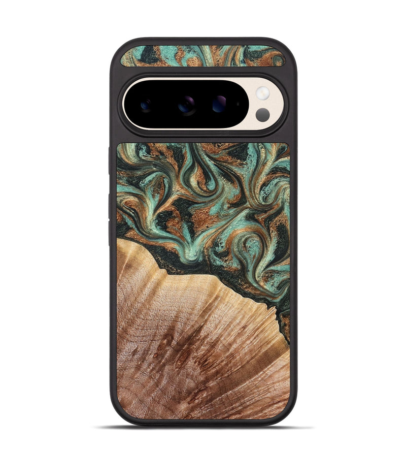 Pixel 10 Wood Phone Case - Cami (Green, 827580)