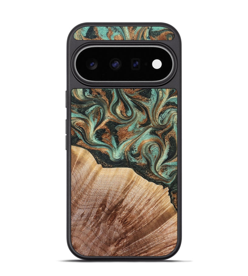 Pixel 11 Pro Wood Phone Case - Cami (Green, 827580)