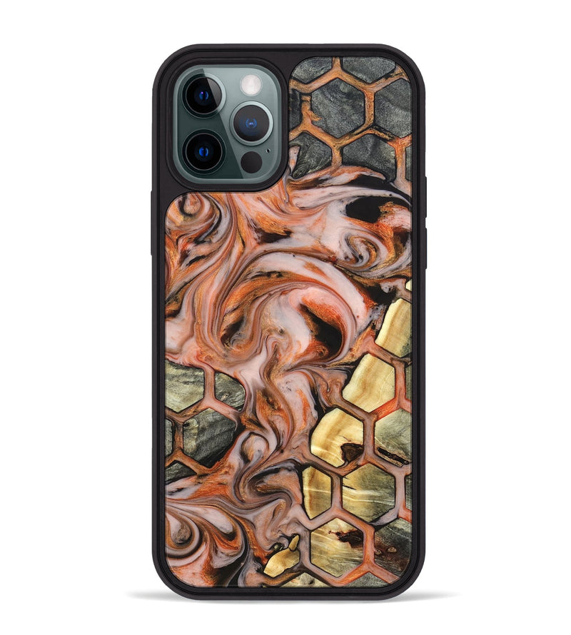 iPhone 12 Pro Max Wood Phone Case - Maritza (Pattern, 827581)