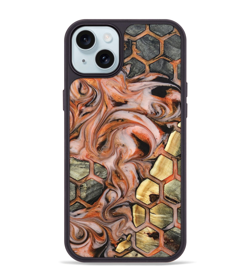 iPhone 15 Plus Wood Phone Case - Maritza (Pattern, 827581)