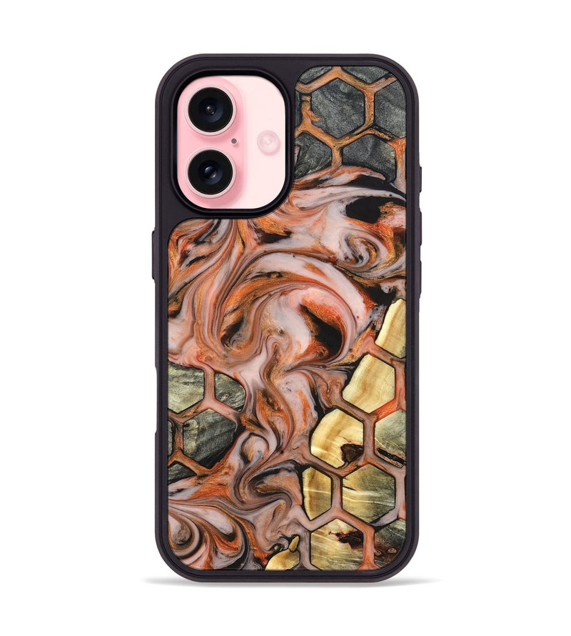 iPhone 16 Wood Phone Case - Maritza (Pattern, 827581)