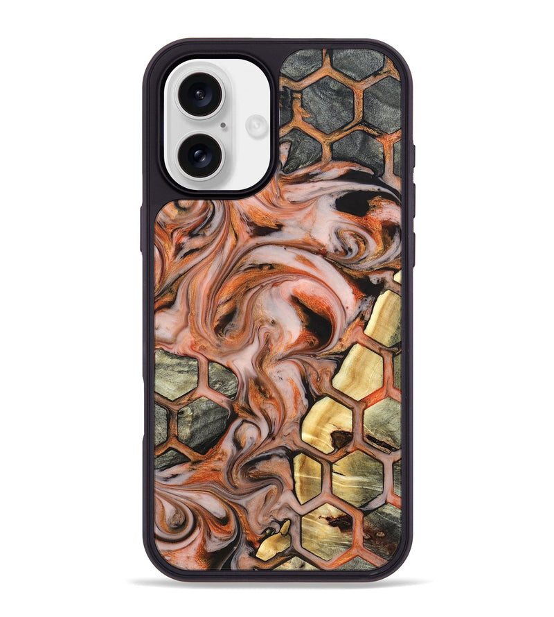 iPhone 16 Plus Wood Phone Case - Maritza (Pattern, 827581)
