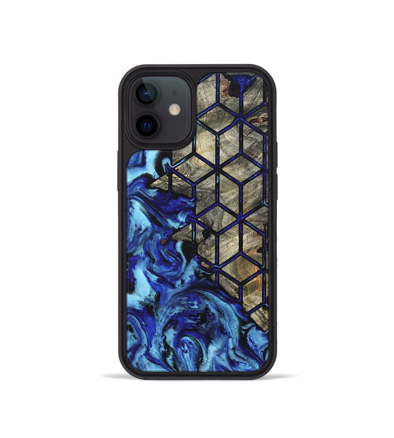iPhone 12 mini Wood Phone Case - Jay (Pattern, 827582)