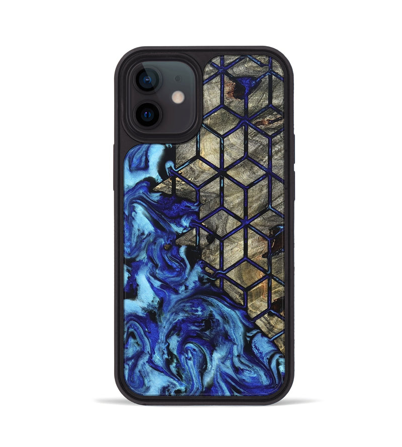 iPhone 12 Wood Phone Case - Jay (Pattern, 827582)
