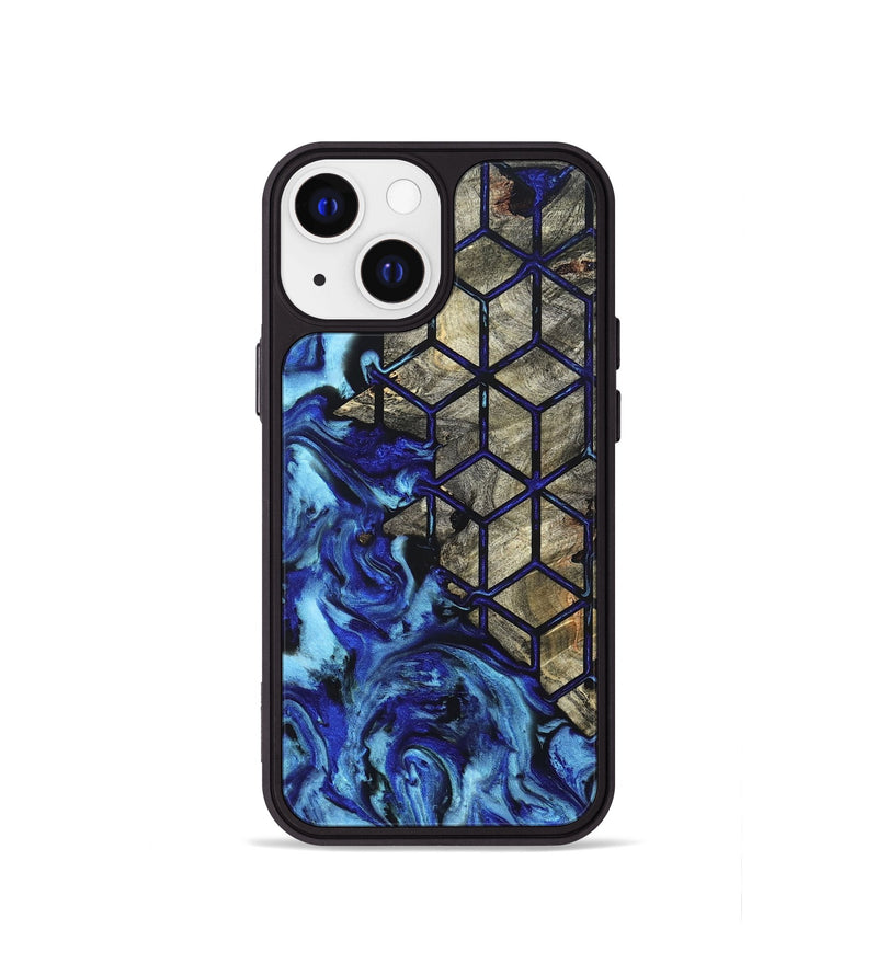 iPhone 13 mini Wood Phone Case - Jay (Pattern, 827582)