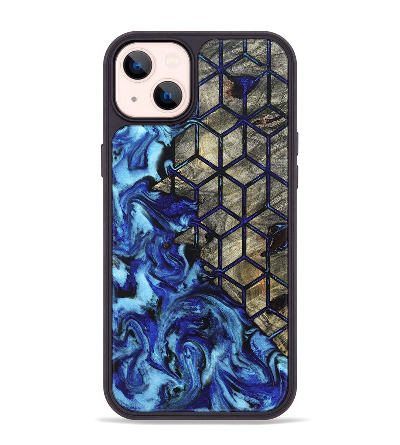 iPhone 14 Plus Wood Phone Case - Jay (Pattern, 827582)