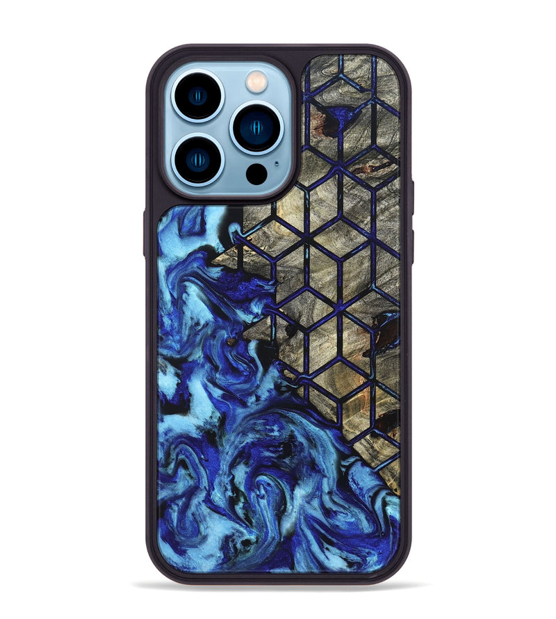 iPhone 14 Pro Max Wood Phone Case - Jay (Pattern, 827582)