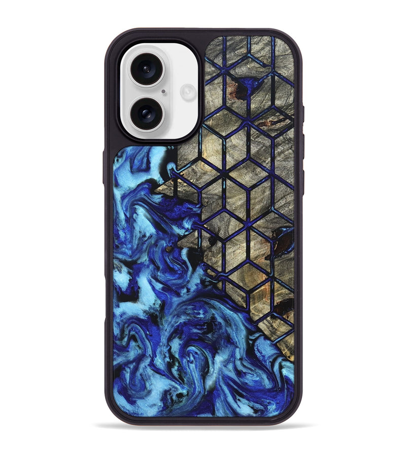 iPhone 16 Plus Wood Phone Case - Jay (Pattern, 827582)