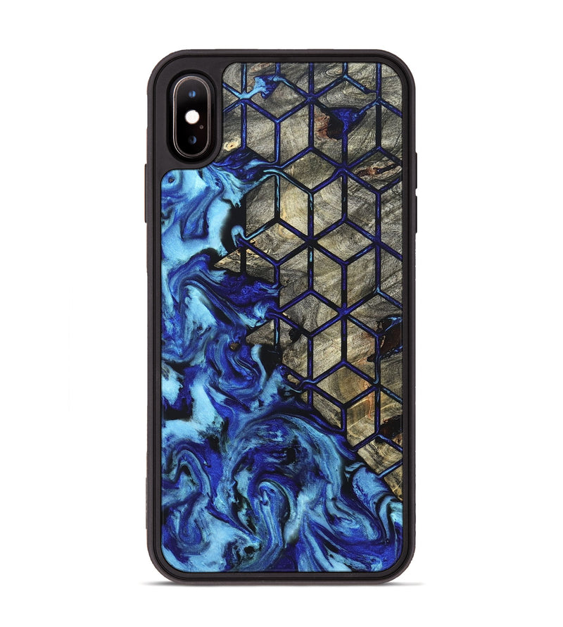 iPhone Xs Max Wood Phone Case - Jay (Pattern, 827582)