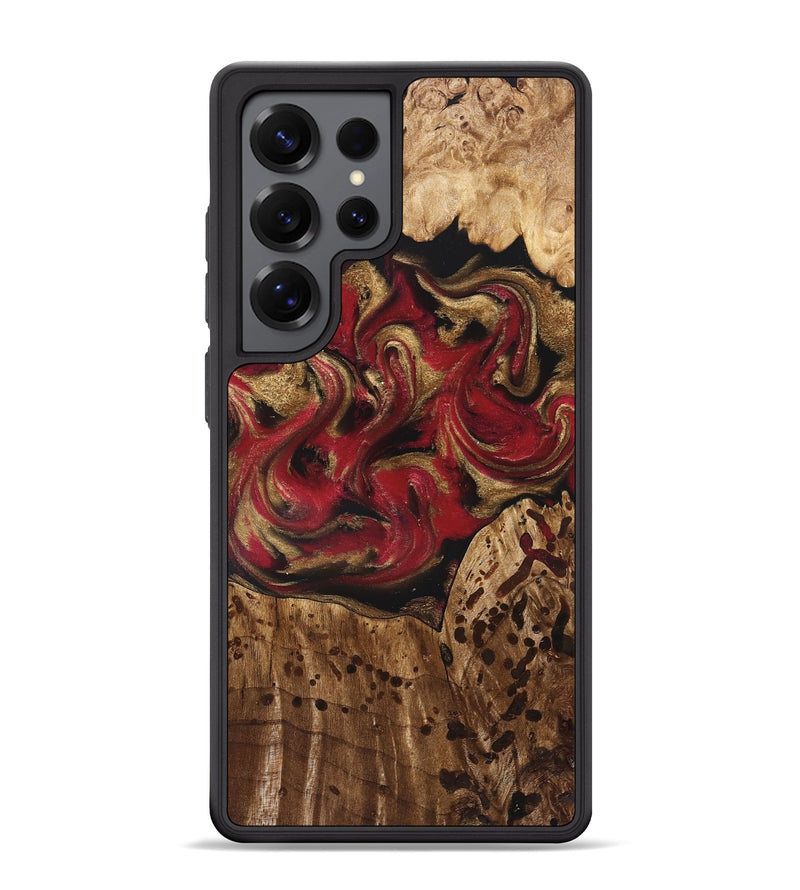 Galaxy S25 Ultra Wood Phone Case - Stewart (Red, 827586)