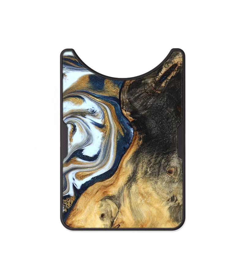 Alloy Wood Wallet - Ardis (Teal & Gold, 827587)