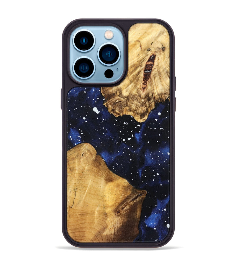 iPhone 14 Pro Max Wood Phone Case - Docia (Cosmos, 827592)