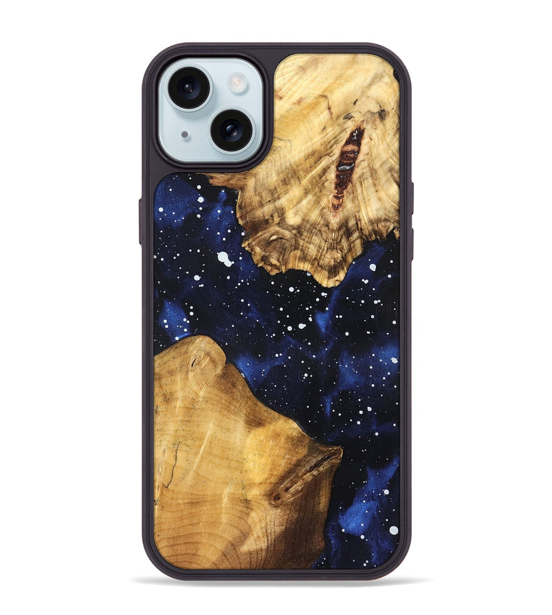 iPhone 15 Plus Wood Phone Case - Docia (Cosmos, 827592)