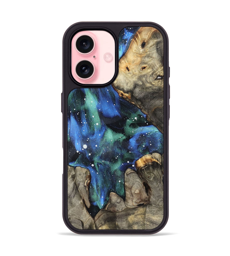 iPhone 16 Wood Phone Case - Marcia (Cosmos, 827600)