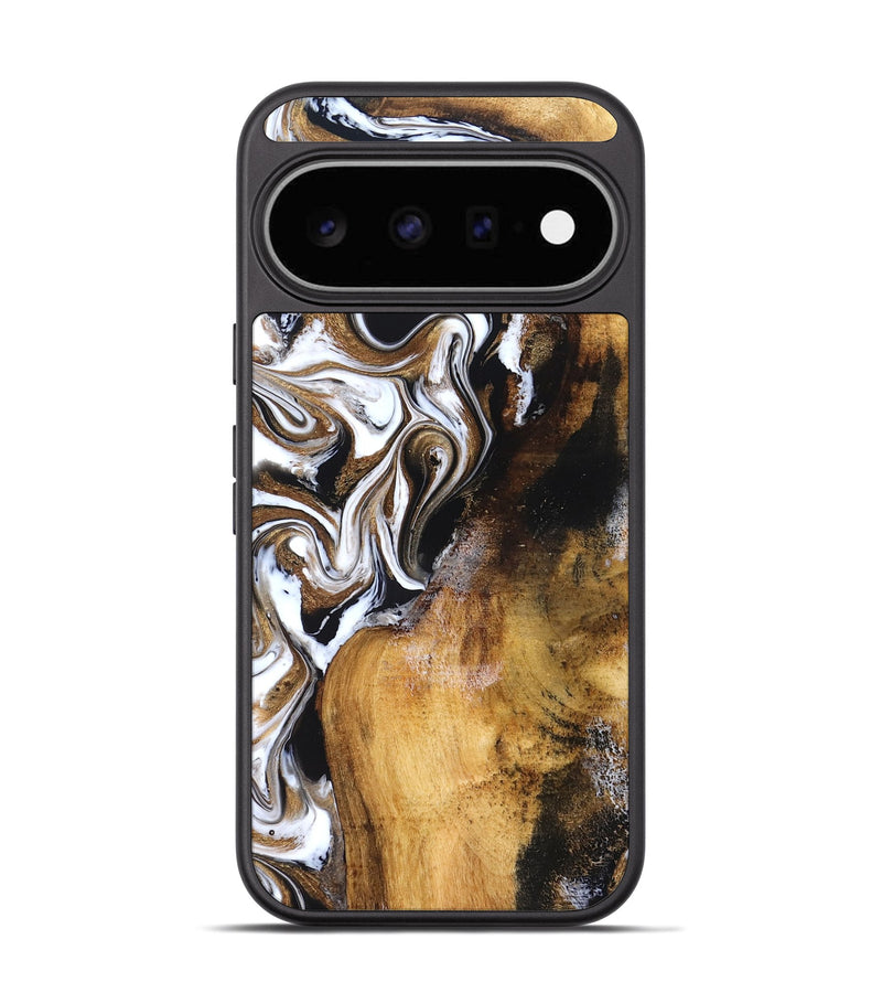 Pixel 11 Wood Phone Case - Roxane (Black & White, 827603)