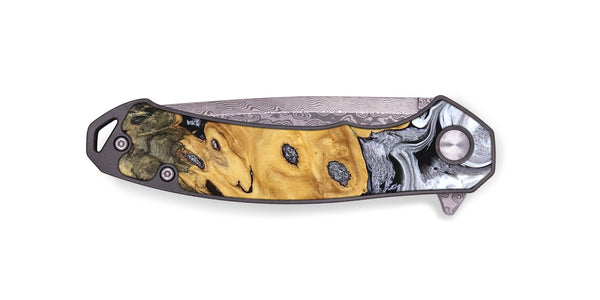 EDC Wood Pocket Knife - Kinley (Black & White, 827604)
