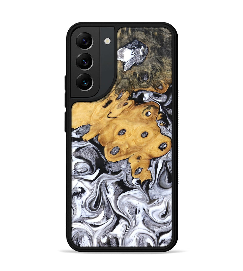 Galaxy S22 Plus Wood Phone Case - Kinley (Black & White, 827604)