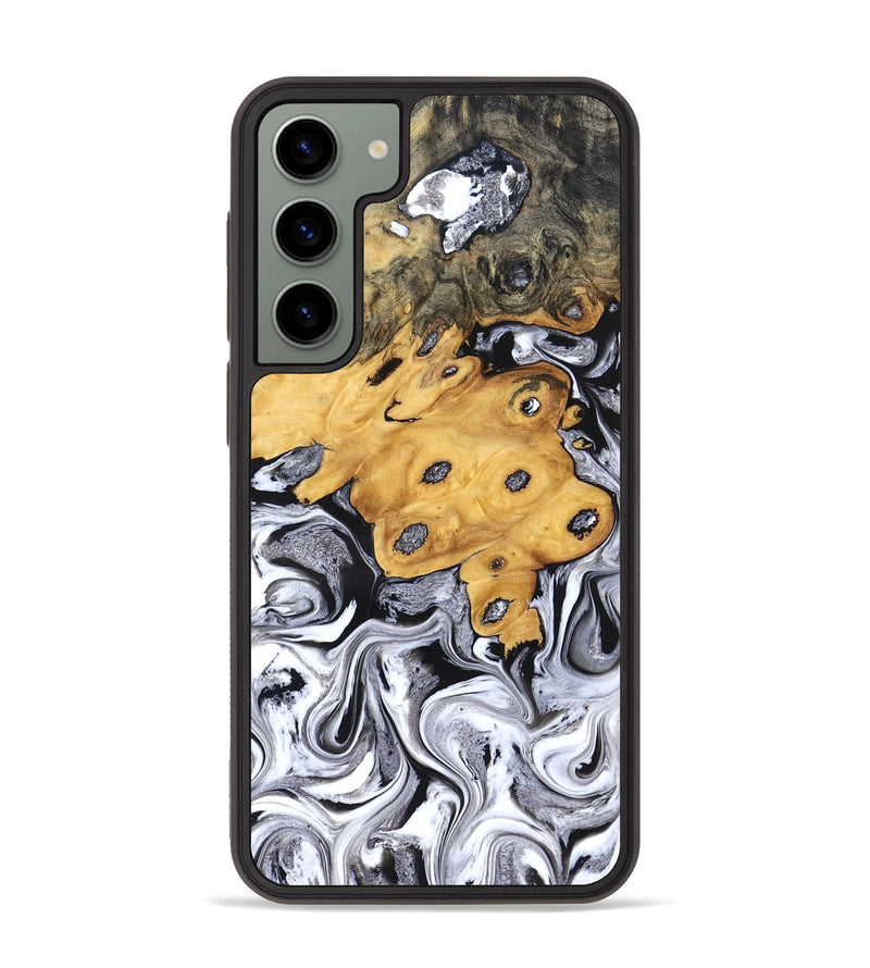 Galaxy S23 Plus Wood Phone Case - Kinley (Black & White, 827604)
