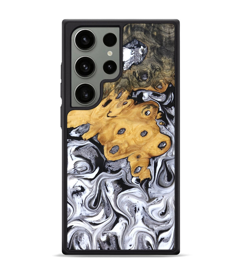 Galaxy S24 Ultra Wood Phone Case - Kinley (Black & White, 827604)