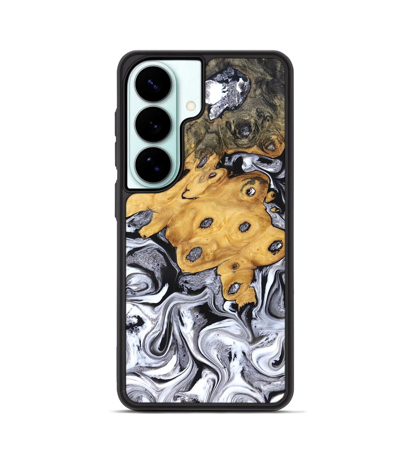 Galaxy S26 Wood Phone Case - Kinley (Black & White, 827604)