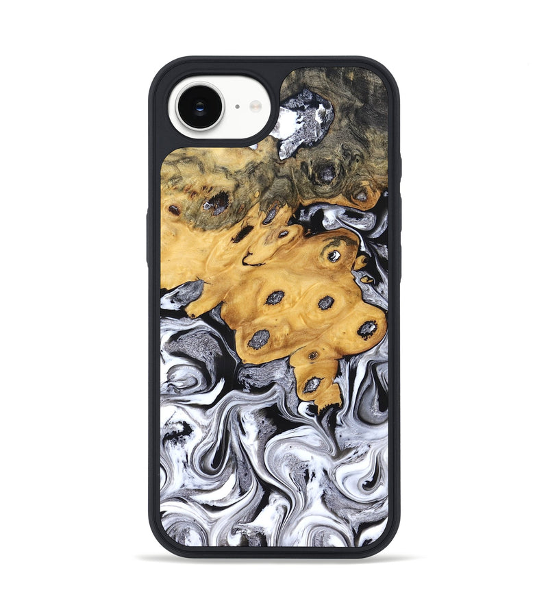 iPhone 17e Wood Phone Case - Kinley (Black & White, 827604)