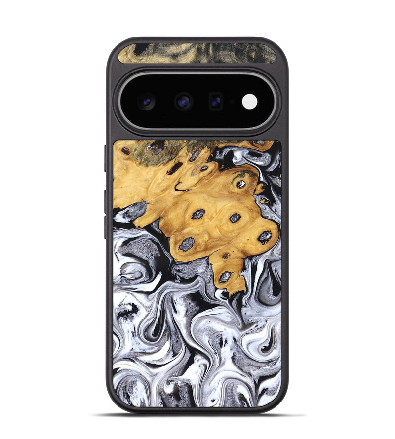 Pixel 11 Wood Phone Case - Kinley (Black & White, 827604)