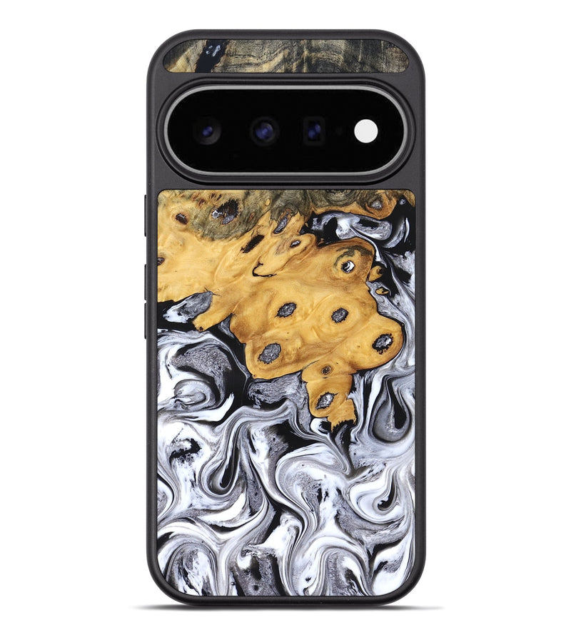 Pixel 11 Pro XL Wood Phone Case - Kinley (Black & White, 827604)