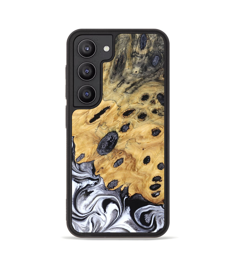Galaxy S23 Wood Phone Case - Lucinda (Black & White, 827605)