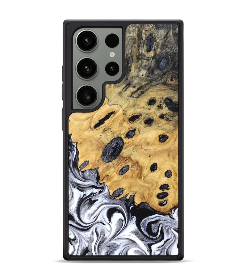 Galaxy S24 Ultra Wood Phone Case - Lucinda (Black & White, 827605)