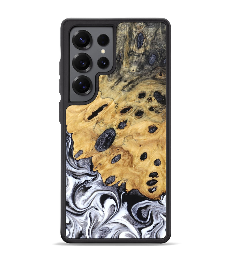 Galaxy S25 Ultra Wood Phone Case - Lucinda (Black & White, 827605)
