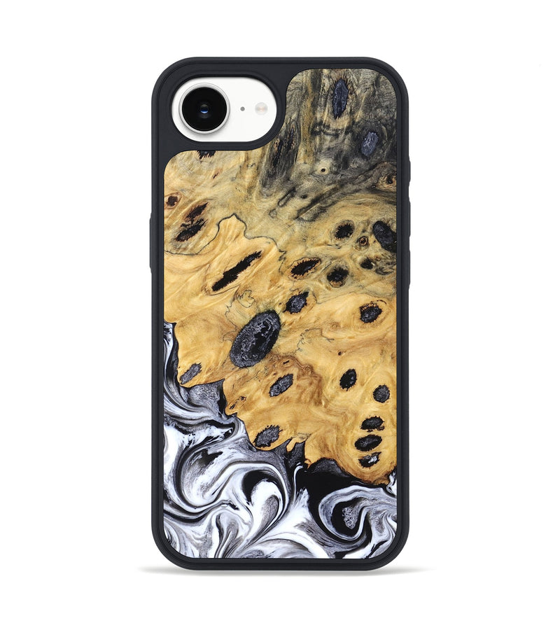 iPhone 17e Wood Phone Case - Lucinda (Black & White, 827605)