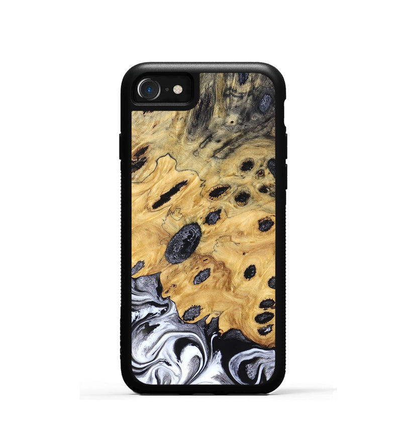 iPhone SE Wood Phone Case - Lucinda (Black & White, 827605)