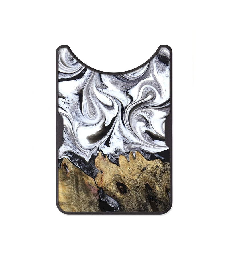 Alloy Wood Wallet - West (Black & White, 827606)