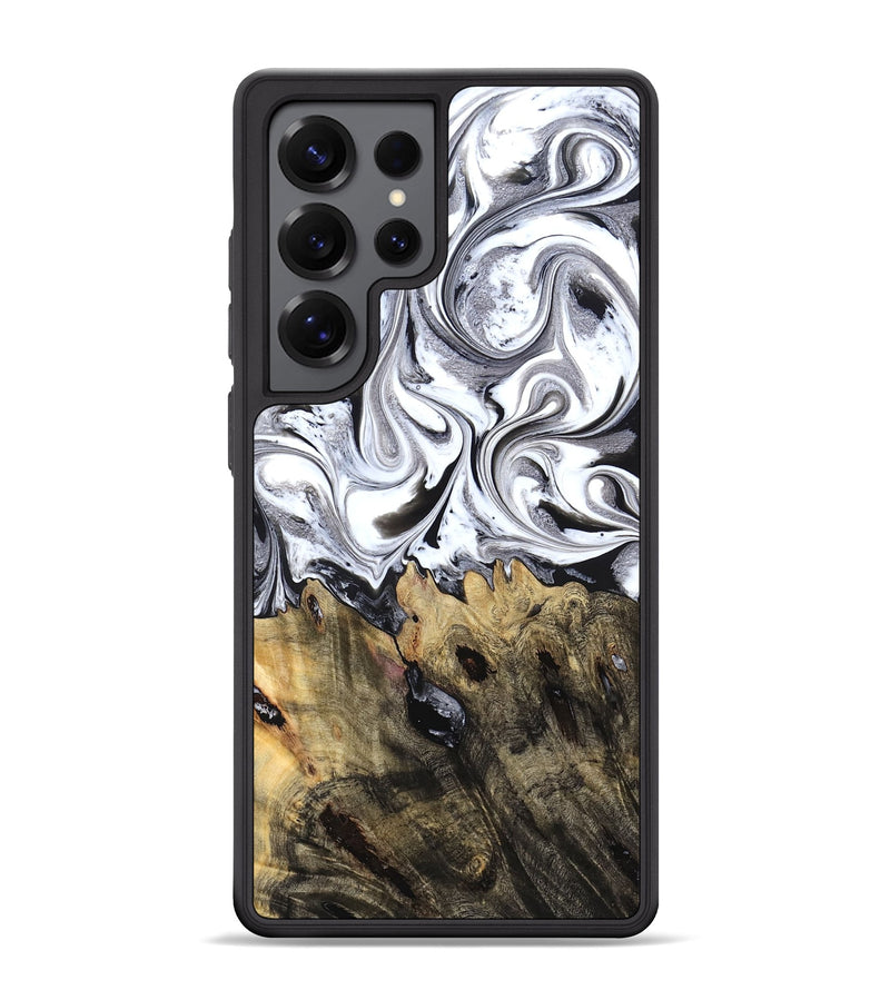 Galaxy S25 Ultra Wood Phone Case - West (Black & White, 827606)