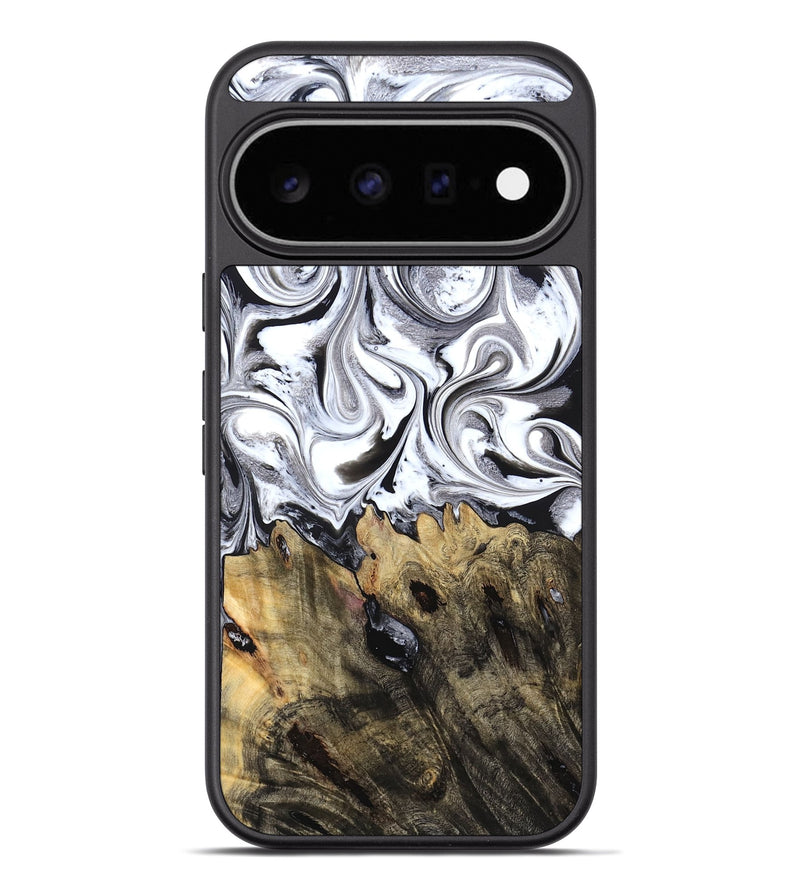 Pixel 11 Pro XL Wood Phone Case - West (Black & White, 827606)