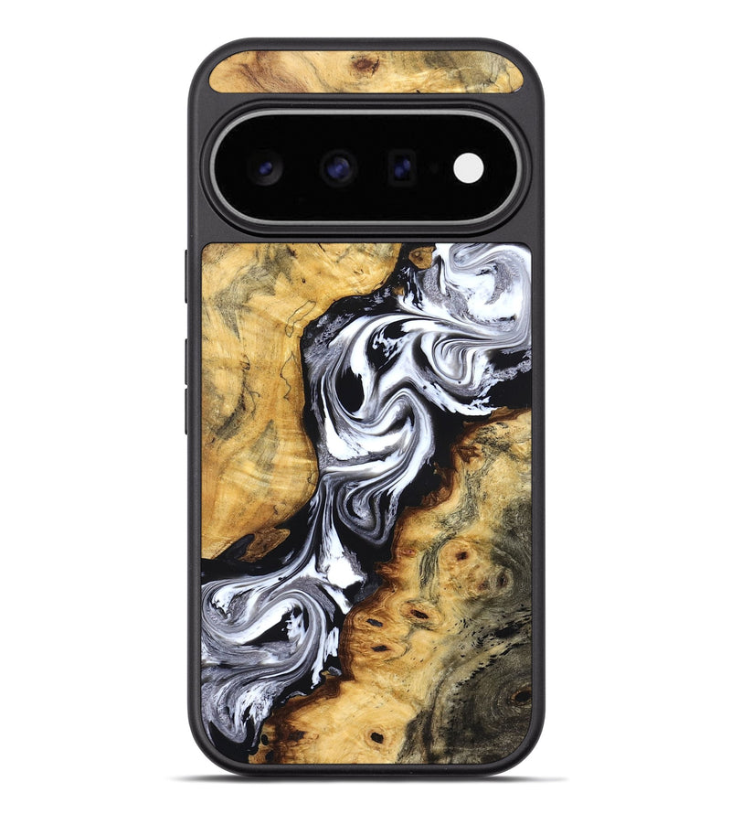 Pixel 11 Pro XL Wood Phone Case - Birdie (Black & White, 827607)