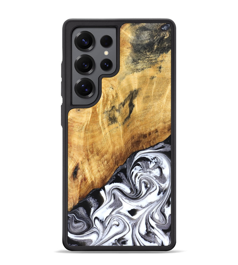 Galaxy S25 Ultra Wood Phone Case - Rishi (Black & White, 827608)