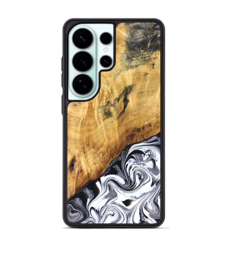 Galaxy S26 Ultra Wood Phone Case - Rishi (Black & White, 827608)