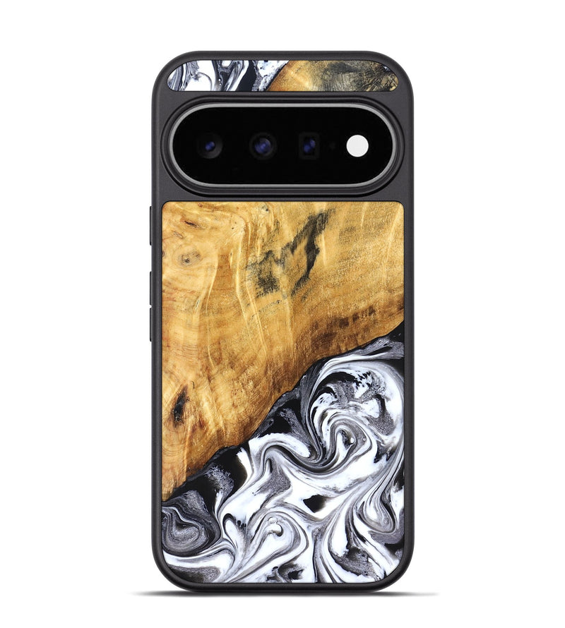 Pixel 11 Pro Wood Phone Case - Rishi (Black & White, 827608)