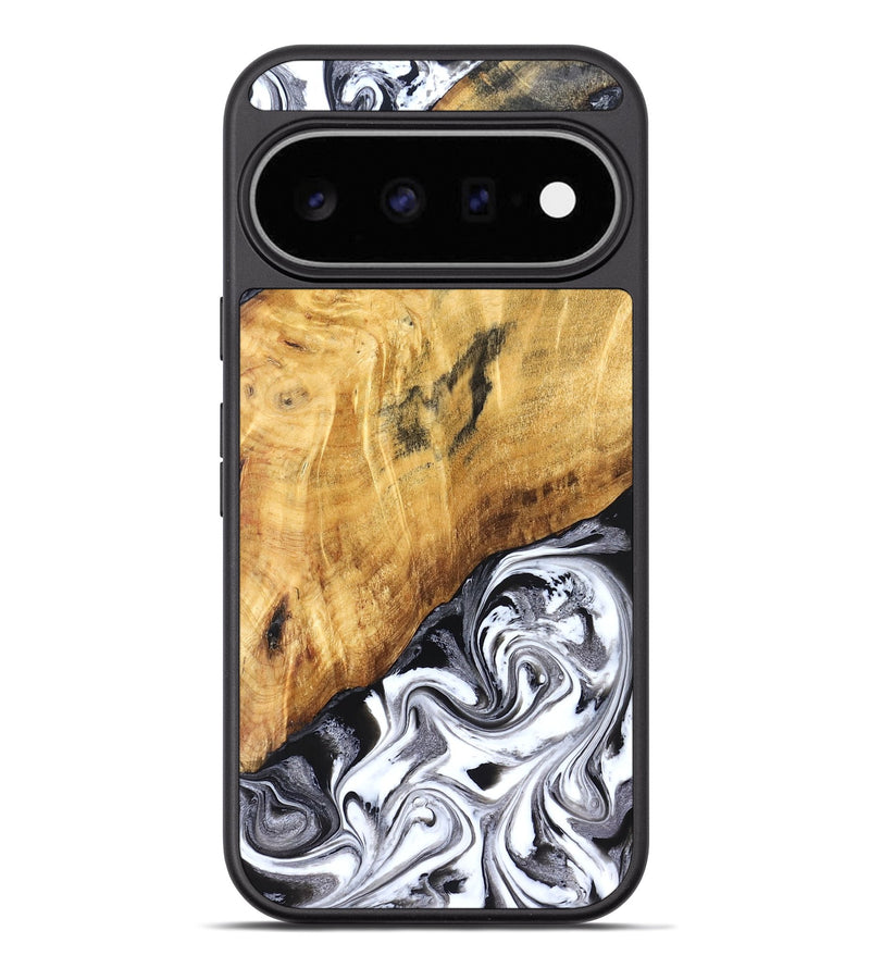 Pixel 11 Pro XL Wood Phone Case - Rishi (Black & White, 827608)