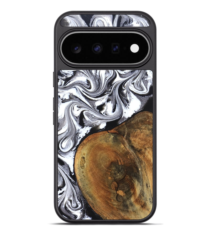 Pixel 11 Pro XL Wood Phone Case - Bess (Black & White, 827609)