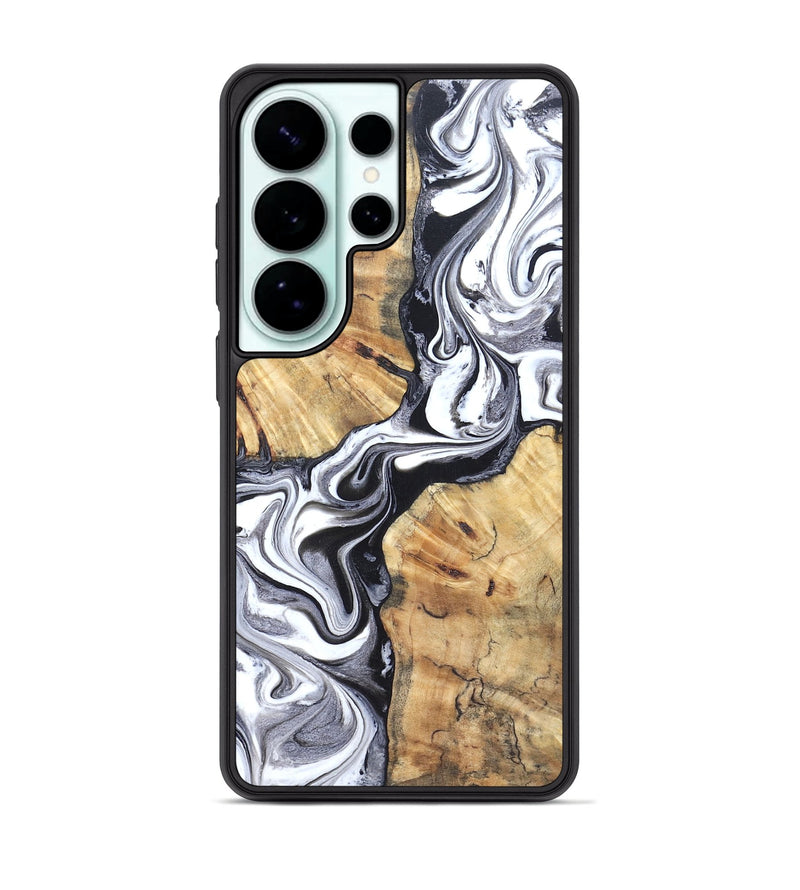 Galaxy S26 Ultra Wood Phone Case - Zack (Black & White, 827610)