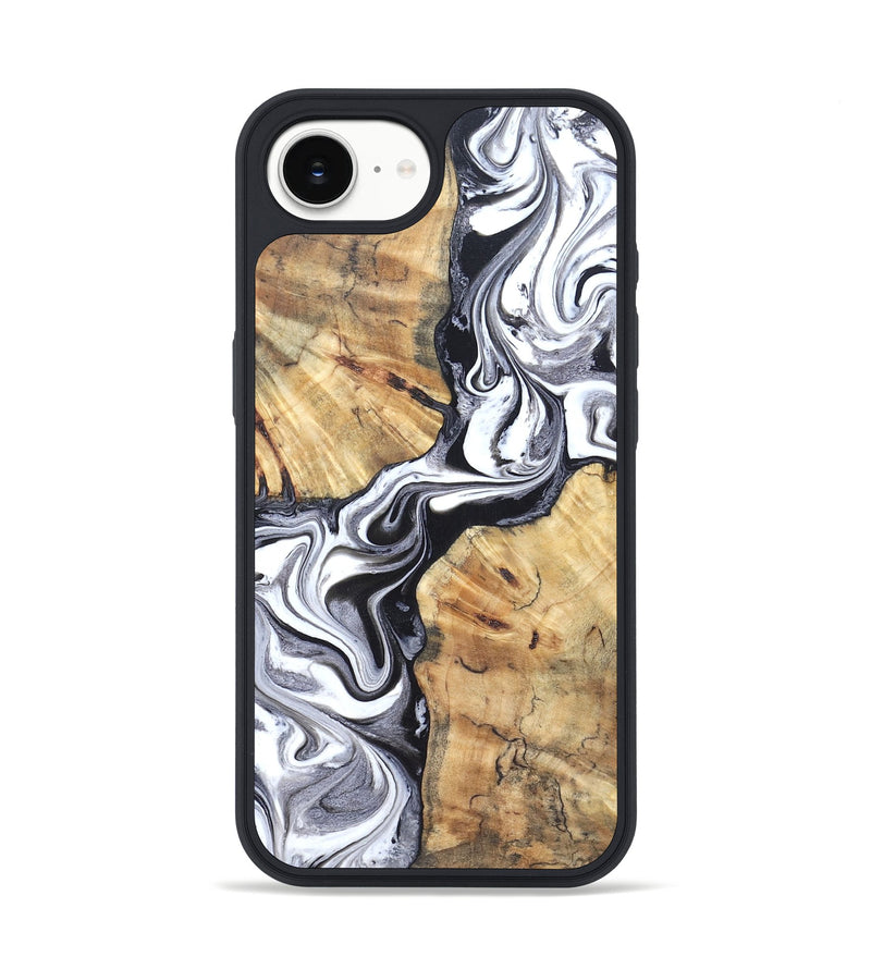 iPhone 17e Wood Phone Case - Zack (Black & White, 827610)
