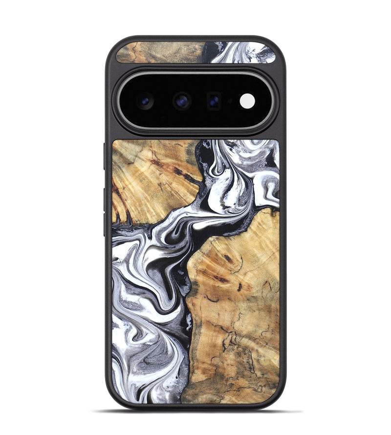 Pixel 11 Pro Wood Phone Case - Zack (Black & White, 827610)