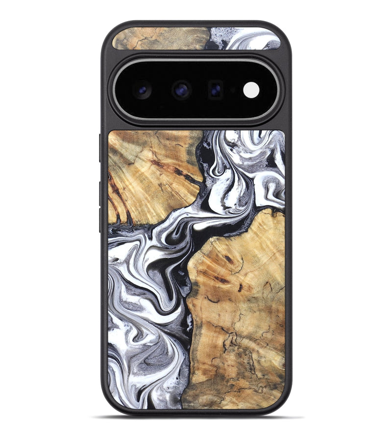 Pixel 11 Pro XL Wood Phone Case - Zack (Black & White, 827610)