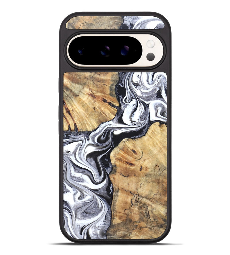 Pixel 9 Pro XL Wood Phone Case - Zack (Black & White, 827610)