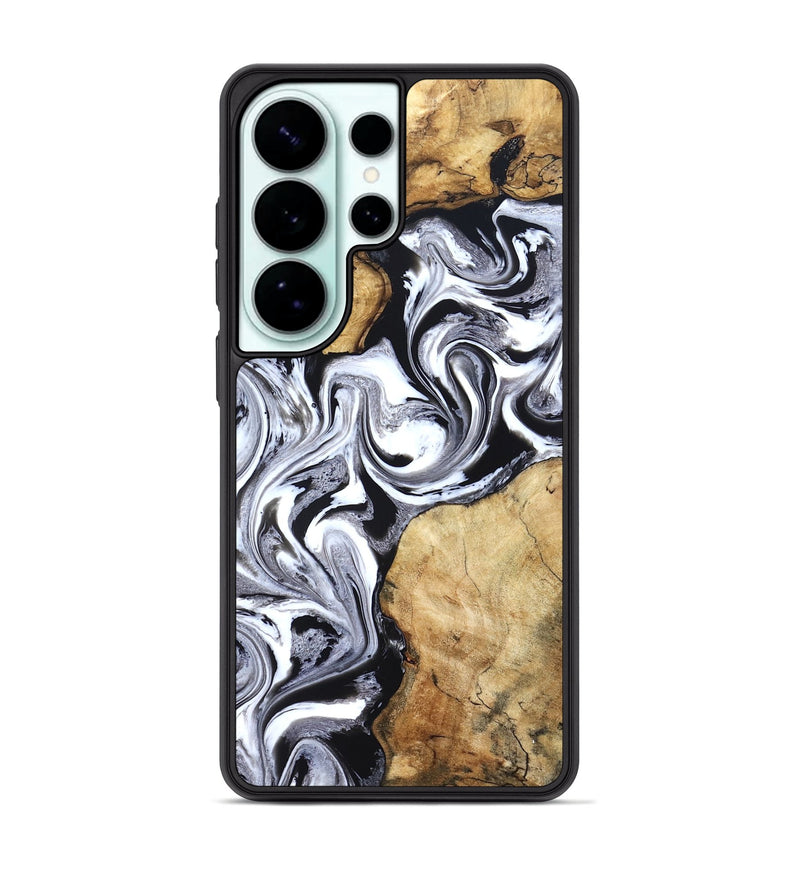 Galaxy S26 Ultra Wood Phone Case - Brad (Black & White, 827611)