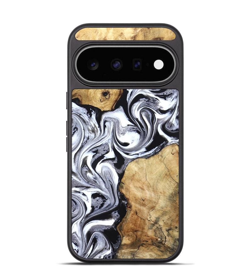 Pixel 11 Wood Phone Case - Brad (Black & White, 827611)