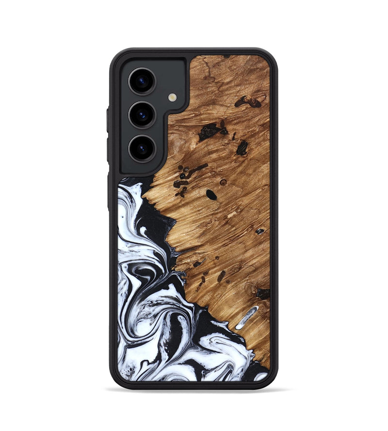Galaxy S24 Wood Phone Case - Renada (Black & White, 827613)