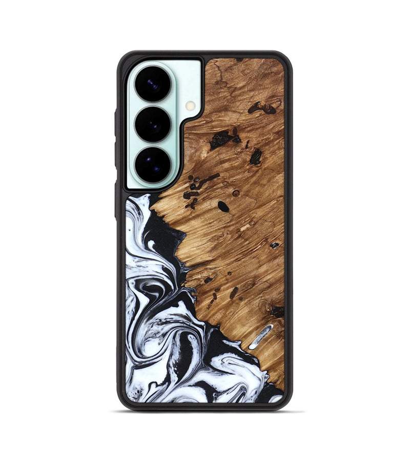 Galaxy S26 Wood Phone Case - Renada (Black & White, 827613)